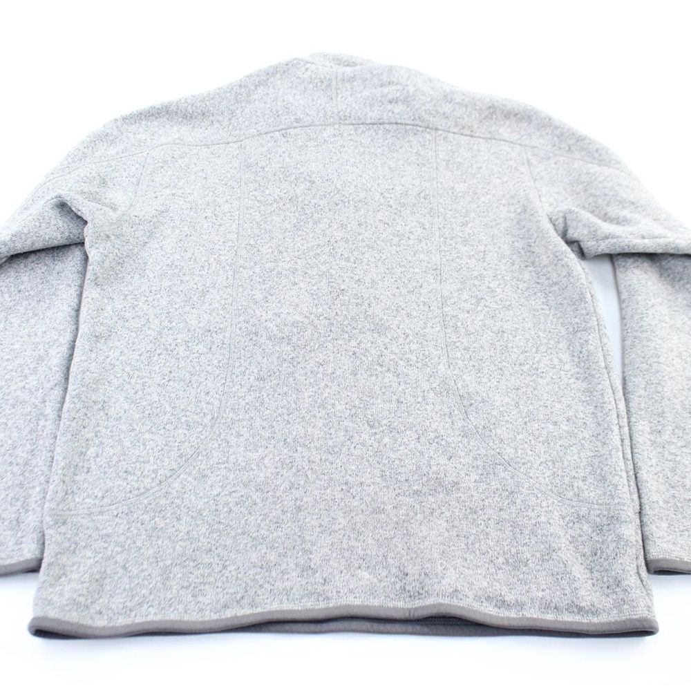 Patagonia - Men's Gray Better Sweater 1/4 zip Fleece Pullover - Picture 4 of 5